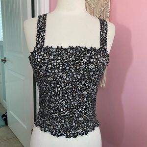 American Eagle Lettuce Hem Tank Top